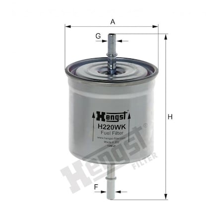 Hengst Fuel Filter, H220Wk H220WK